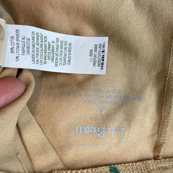 L.L. Bean Stretchy Comfortable Pants Women Size M - Picture 4 of 5